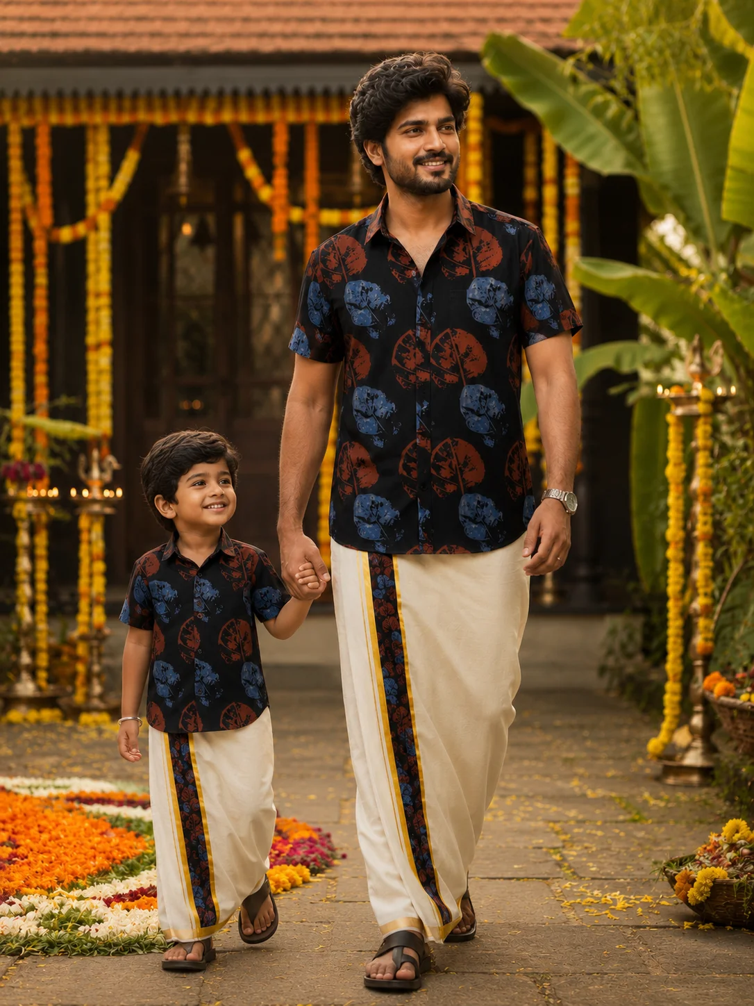ONAM SHIRT - DHOTI COMBO ( PRE BOOK )
