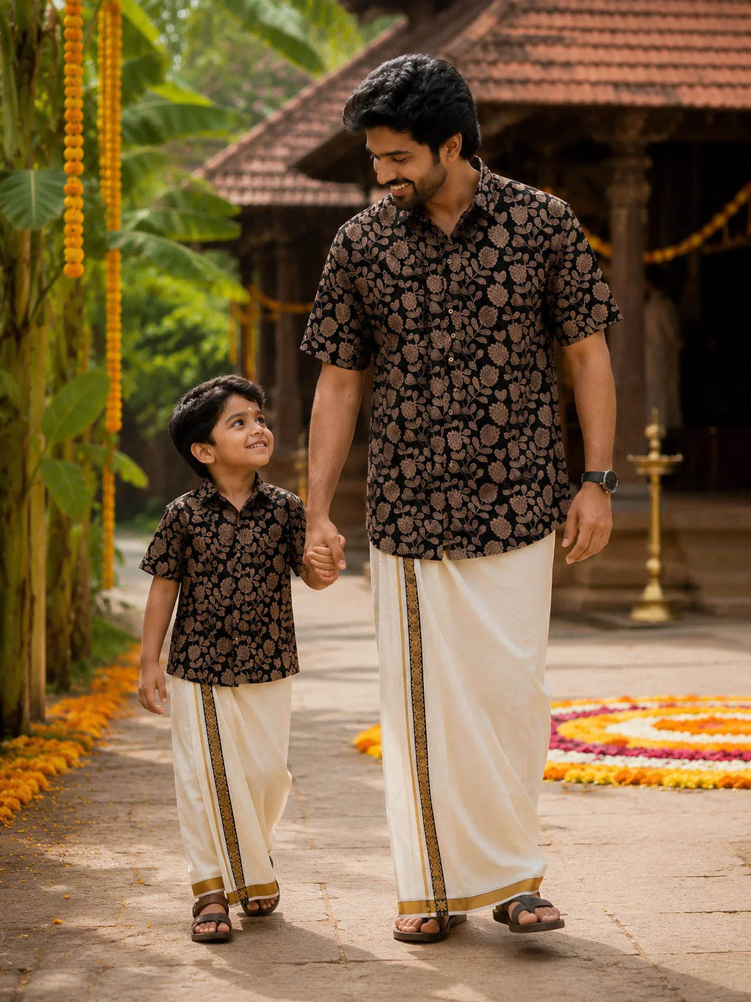 ONAM SHIRT - DHOTI COMBO ( PRE BOOK )