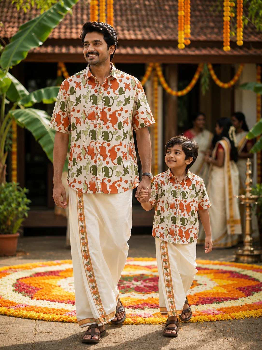 ONAM SHIRT - DHOTI COMBO ( PRE BOOK )